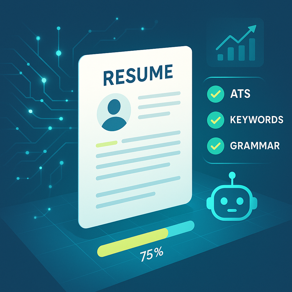 AI Resume Reviewer in action